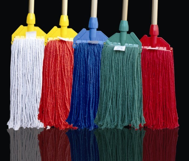 Colour Kentucky mop set with handles